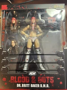 Figura exclusiva Dr. Britt Baker DMD -Blood & Guts AEW Ringside rara nueva en caja - Imagen 1 de 2