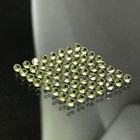 PERIDOT 60pcs Set 3.16ct Green Round Brilliant 2.3x1.4mm Calibrated IF Clarity 