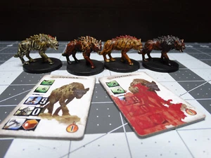 CONAN: Das Brettspiel 5x HYENA Minis & Spielsteine von Monolith individuell bemalt - Bild 1 von 6