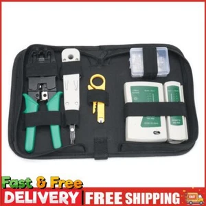 8 Stück RJ11 RJ45 Ethernet Netzwerk Kabel LAN Tester Werkzeug Crimpzange Crimper ~ - Bild 1 von 9