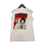 T-shirt sans manches blanc vintage 1984 Lionel Richie Singer taille L