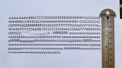 New Letterpress Type - 18 Point Futura  (Twentieth Century) Medium. - Image 1 of 2