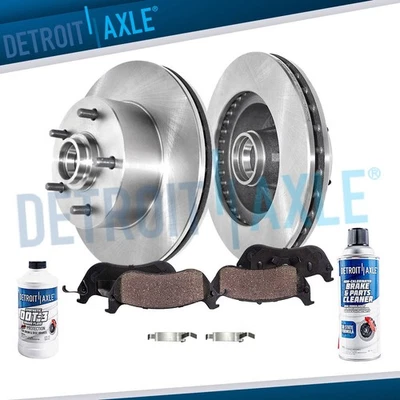 Front Brake Rotors + Ceramic Pads for Camaro Chevelle Monte Carlo Nova EI Camino - Image 1 of 4