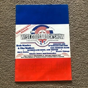 Bob Marley & the Wailers Tour Programme 1976 Ninian Park Cardiff Pretty Things - Picture 1 of 1