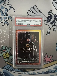 1992 Topps Batman Returns #1 A Recipe For Success PSA 10 POP 1 - Picture 1 of 2