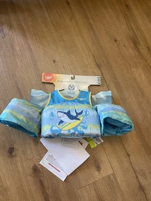 Correas para el hombro Speedo Splash Jammer niños niños tiburón talla única peso 33-55 libras Foto 1 de 4