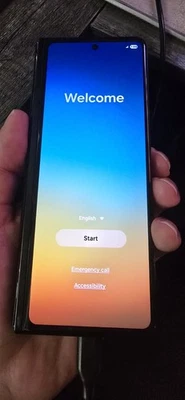 Samsung Galaxy Z Fold3 , Inner LCD Damaged, AS IS FOR PARTS  - Image 1 of 3