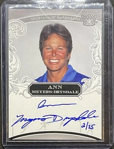 2018 Sport Kings Ann Meyers-Drysdale Auto SP /25 - Basketball HOF - UCLA HOF - Picture 1 of 2
