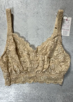 Cosabella Never Say never Curvy bralette wireless Blush Beige Sz L 36-38 F-G - Image 1 of 3