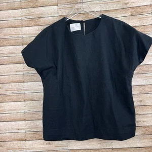 LA GARCONNE MODERNE BLACK SLEEVELESS BLOUSE SIZE Small LA GARCONNE MODERNE - Picture 1 of 7