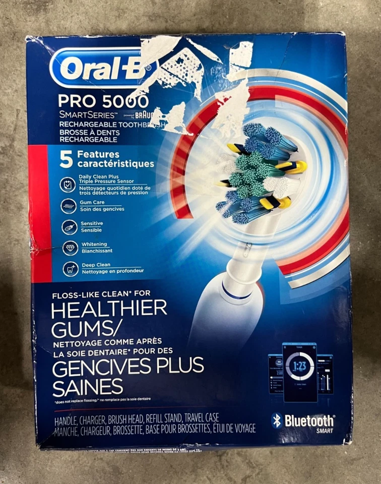 Cepillo de dientes eléctrico recargable Oral-B Pro 5000 SmartSeries - SIN CABEZAL DE CEPILLO Foto 1 de 2