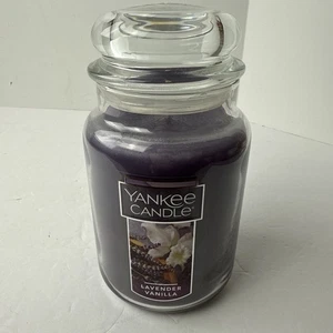 Yankee Candle Lavender Vanilla Scented Classic 22oz Large Jar Single Wick Candle - Picture 1 of 7