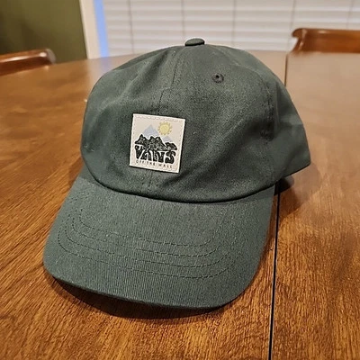 Vans Kids One Size Fits All Snap Adjust Forest Green Mountain Jockey Hat Cap - Image 1 of 4