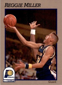 1992 Hoops 100 Superstars #37 Reggie Miller Indiana Pacers - Picture 1 of 2