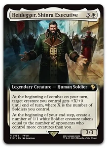 Heidegger, Shinra Executive (arte extendido) #136 (nuevo) Final Fantasy FIC Magic Magic The Gathering - Imagen 1 de 2