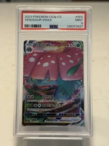 PSA 9 Venusaur VMAX 002/125 Pokémon Simplified Chinese cs3aC - Picture 1 of 2