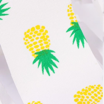  2 pièces Mini chaise de plage en bois Style méditerranéen ananas motif flamant - Photo 1/4