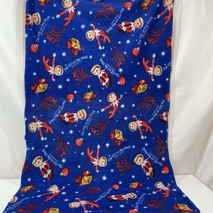 The Elf on the Shelf Throw Blanket Fleece Small Sized 35”x57” Looks Handmade - Picture 1 of 8