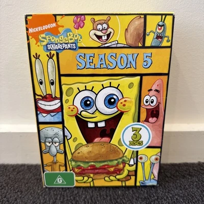 Nickelodeon Sponge Bob Square Pants Season 5 DVD Region 4 Box Set - Image 1 of 4