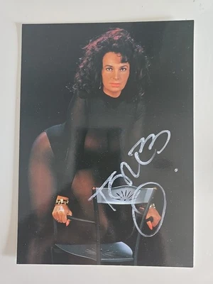 TERESA ORLOWSKI Autogrammkarte Autogramm SIGNIERT XL A5 Format Erotik Autograph  - Bild 1 von 2