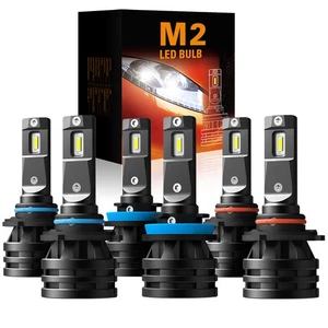 AUXITO 9005 9006 H18 LED Headlight Bulbs Conversion Kit High Low Beam 6000K 100W - Bild 1 von 20