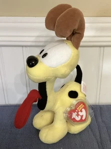 Ty Beanie Baby Odie 2007 Plüschtier Stofftier Garfield Sammlerstück - Bild 1 von 7