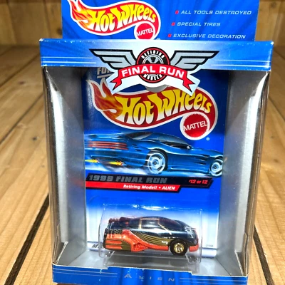Hot Wheels 1999 Alien - Retiring Models! Final Run! - 1:64 Diecast Free Shipping - Image 1 of 4