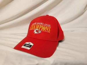 Kansas City Chiefs Super Bowl LVIII Champions Snapback Hat New W/ Tags Licensed - Picture 1 of 6