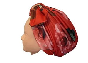 Ladies Multicolour Vintage Front Bow Turban(Women Turban)soft - Picture 1 of 4