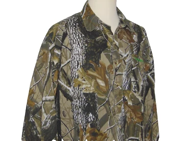 Remington Camo Hunting Shirt Men's 3XL Realtree Hardwood Button Up Long Sleeve - Image 1 of 4