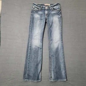 Jeans Big Star Maddie para mujer talla 27L tiro medio azul denim elástico vaquera - Imagen 1 de 14