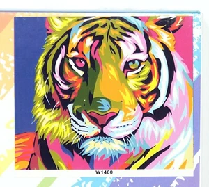 Pintura por números DIY Digital Painting Kits de pintura a mano León Tigre #51 - Imagen 1 de 6