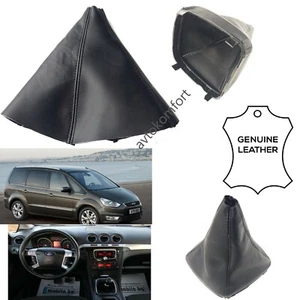 For Ford Galaxy 2006-2015 Genuine Leather Gear Stick Gaiter Manual Boot Cover - Picture 1 of 9