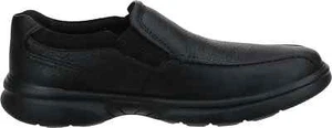 Clarks Men's Bradley Step Black Tumbled Leather 26153157 - Picture 1 of 4