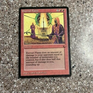 Eternal Flame The Dark HEAVILY PLD (Reserved List Magic Card) MTG HP - Picture 1 of 6