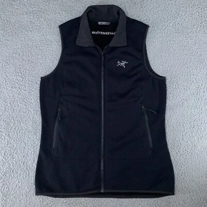 Chaleco Arc'Teryx Kyanite para mujer grande negro con cremallera completa Blackberry granja eólica Usado en excelente estado - Imagen 1 de 24