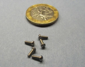 Round Head Slotted Machine Screw 18-8 Stainless Steel, 0-80 x 3/16" L 100 Pcs - Picture 1 of 11