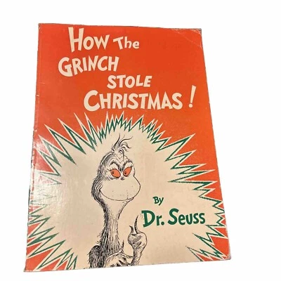 1957 Dr. Seuss How the Grinch Stole Christmas Large Paperback - Image 1 of 4