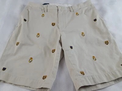Polo Ralph Lauren All Over Print Embroidery Mens Shorts Size 33 10" Inseam - Image 1 of 4