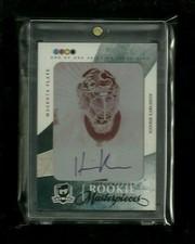 Henrik Karlsson 2010-11 THE CUP PRINTING PLATE Auto Rookie #1/1! ON-CARD! Flames