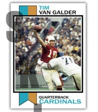 1973 STCC #16 Topps Tim Van Galder St. Louis Cardinals Iowa State Cyclones card