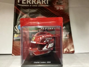 Caschi piloti Ferrari CHARLES LECLERC 2024 1:5, nuovo in teca Centauria ediz. - Imagen 1 de 5