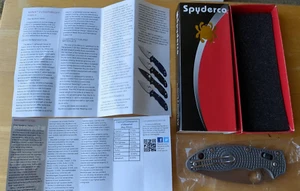 Spyderco, Manix 2 Gray Pln, Lightweight folder Maxamet blade, C101PGY2 - Picture 1 of 22