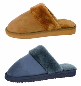 Pantuflas de mula sin cordones para damas X2R112 precio de venta al por menor £8.99 - Imagen 1 de 19