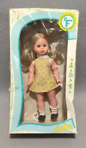 LOLA 2F 2 EFFE BAMBOLE FRANCA BAMBOLA NEW VINTAGE ANNI 60 70 VESTITO GIALLO - Imagen 1 de 6