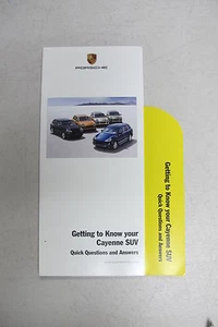 Porsche Getting to Know your Cayenne SUV, Quick Q & A - Sales Brochure - Foto 1 di 4