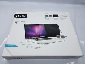 ILUV ESSENTIAL KIT GIFT PACK FOR 15" MACBOOK AIR/PRO OR PC LAPTOP CASE - Afbeelding 1 van 7