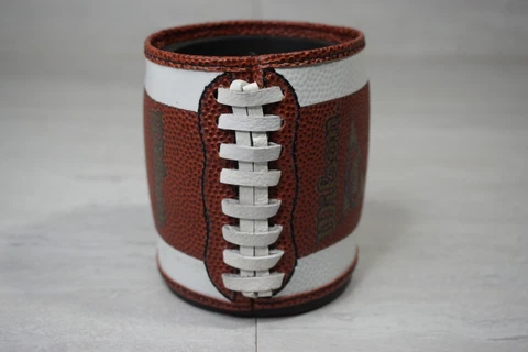 Texas Longhorns Koozie Can Wilson Football Shape Cover