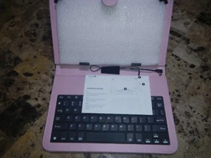 Digital2 9" Micro USB Keyboard case for Android tablets w/keyboard, adjustable u - Picture 1 of 12