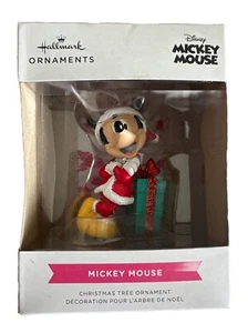 Hallmark Disney Mickey Mouse and Present Christmas Ornament 2024-NIB - Picture 1 of 2